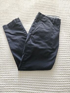 Polo Ralph Lauren Men's Navy Cotton Chino Pants Streach Slim Fit Logo Size 33X30